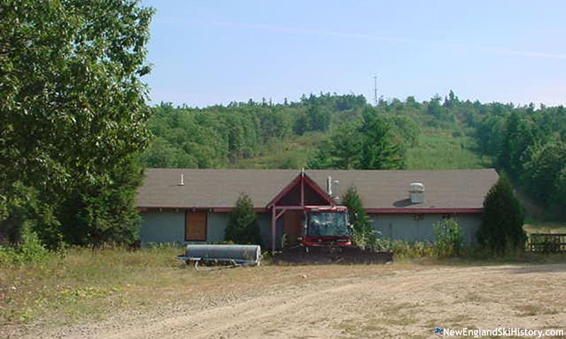 The idle base area prior to the construction of the bike park (2002)