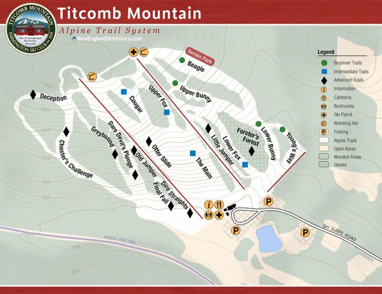 2023-24 Titcomb Mountain Trail Map
