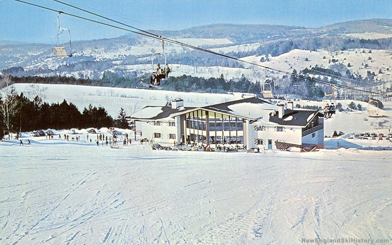 The base lodge circa the 1960s