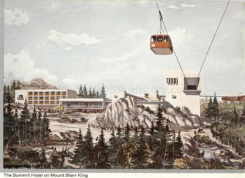 Mt. Starr King summit rendering (1964)