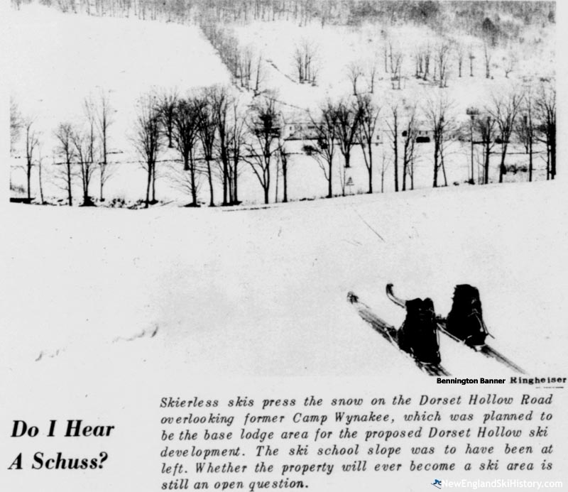 An undeveloped Dorset Hollow circa 1967