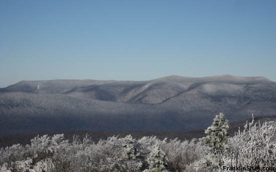 Dorset Mountain as seen from Bromley Mountain