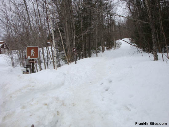 The bottom of the Black Mountain Trail in 2009