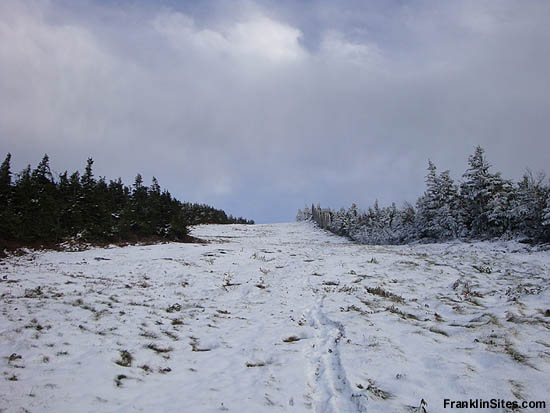 Present day Taft Slalom trail (2009)