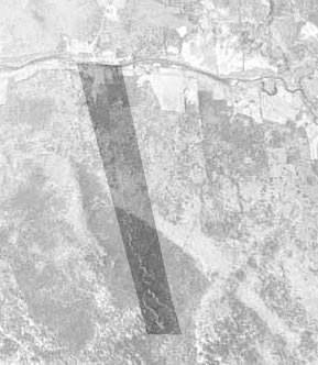 1956 Aerial Photo of the Mt. Whittier Ski Trail