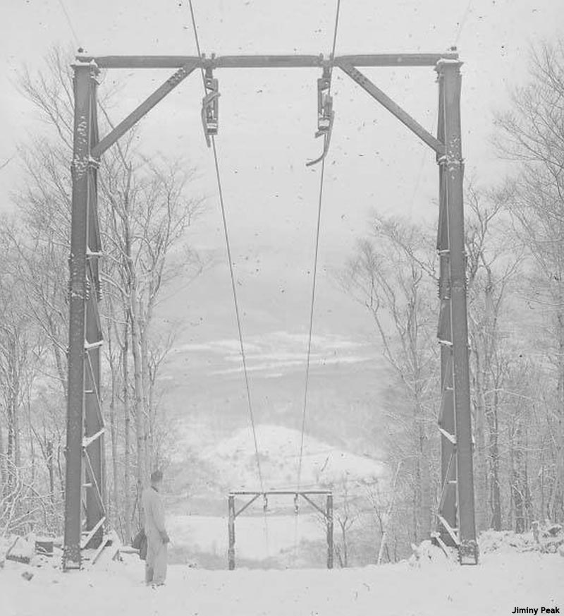 The lift line circa 1948 or 1949