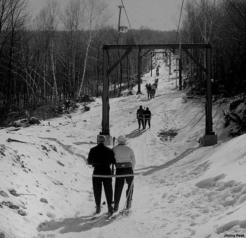 The lift line circa 1948 or 1949