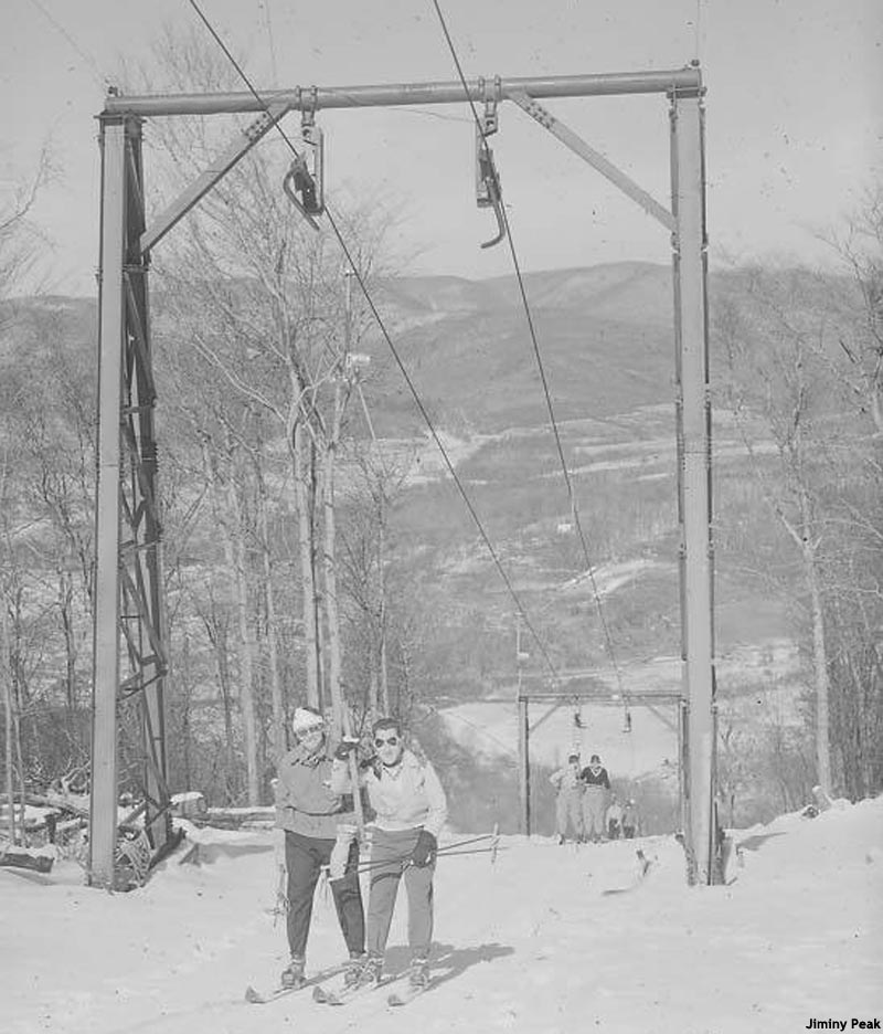 The lift line circa 1948 or 1949