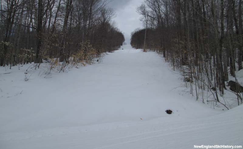 The former East Chair lift line in 2014