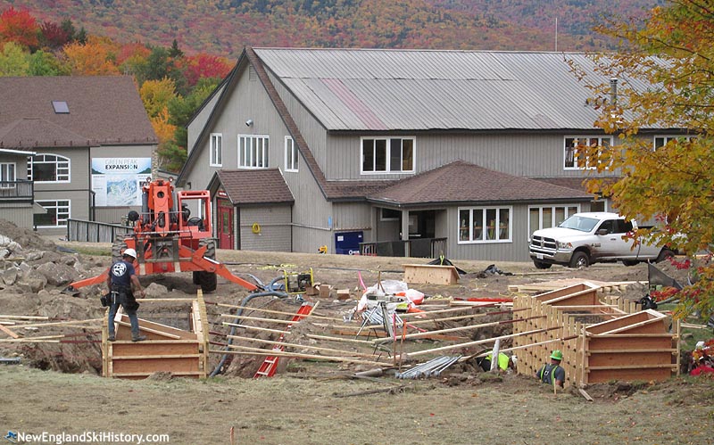 Pouring bottom terminal footings (October 2016)