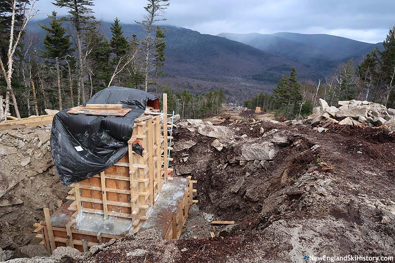 An upper tower footing (November 2016)