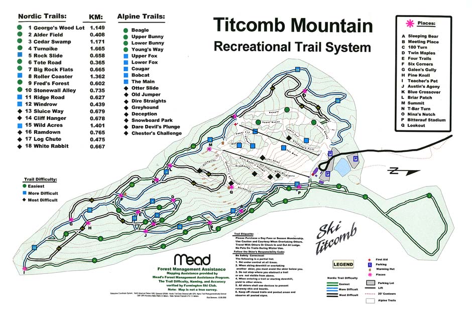 31 Maine Ski Resorts Map - Maps Database Source