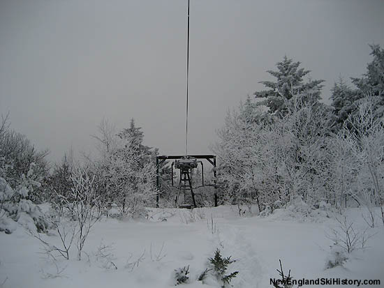 The top terminal of the old Summit T-Bar (2007)