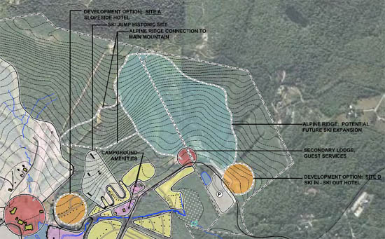 A December 2010 Alpine Ridge proposal in the Gunstock Master Plan
