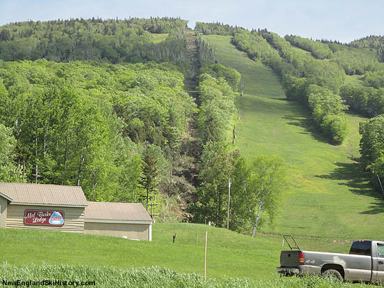 Looking up the proposed lift line (May 2011)