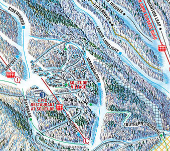 The Morningstar area in the 2009 trail map