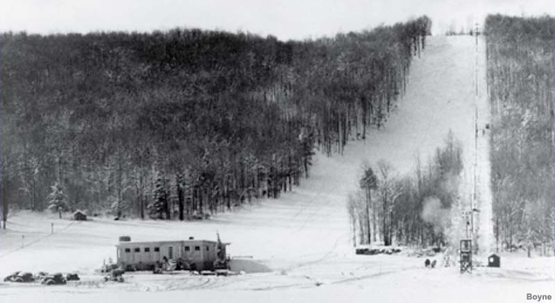 Boyne Mountain circa 1948