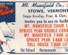 1960-61 Eastern Ski Map