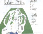 2017-18 Baker Mountain Trail Map