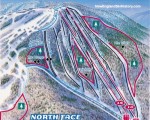 2003-04 Mount Snow North Face trail map