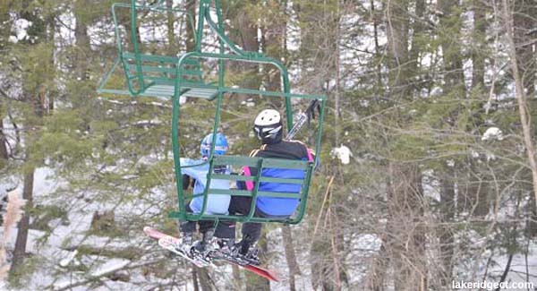 The Lakeridge double chairlift