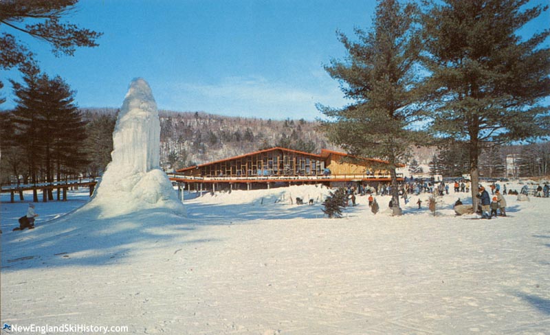 The base lodge circa the 1960s