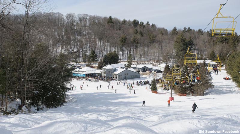 The base area (February 2014)