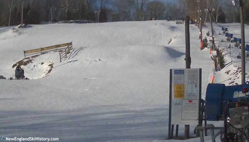 An idle Woodbury ski area in February 2017