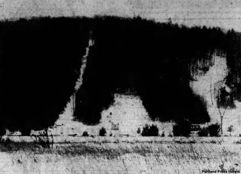 Construction of Eaton Mountain (fall 1961)
