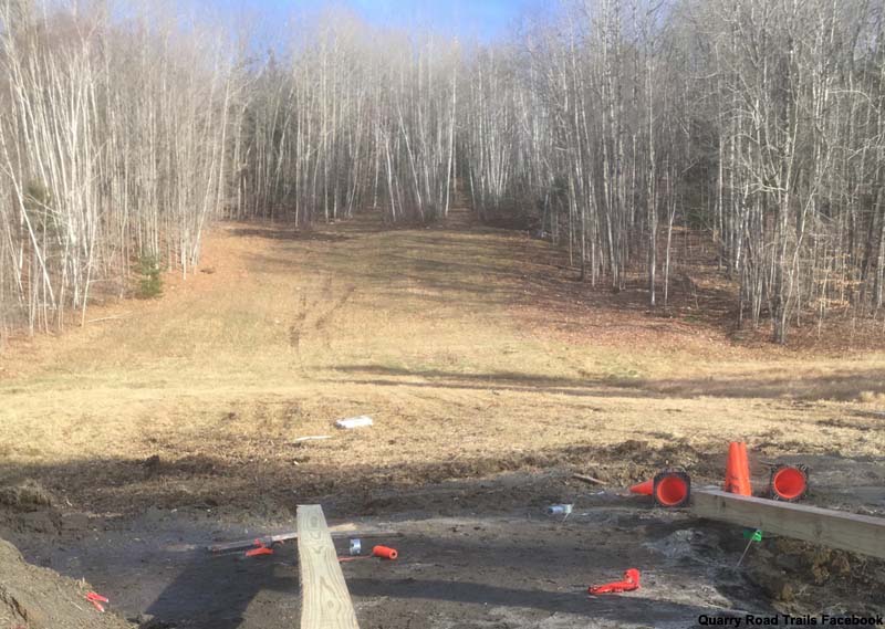 The future rope tow slope (December 2021)