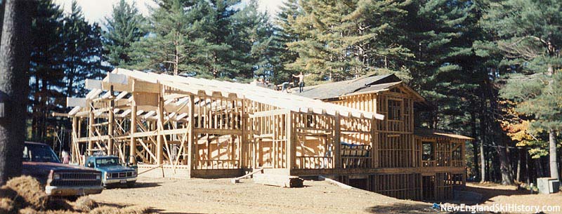 Expansion of the Main Lodge in the fall of 1995
