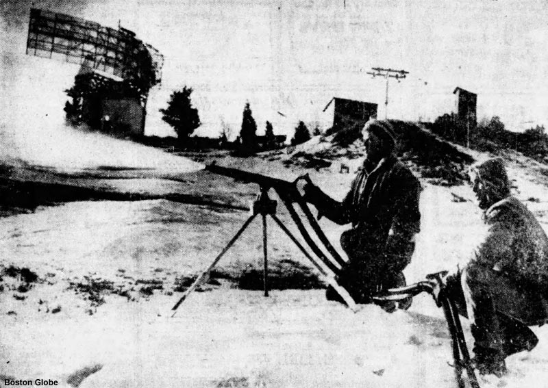 Snowmaking on Boston Hill (January 1962)