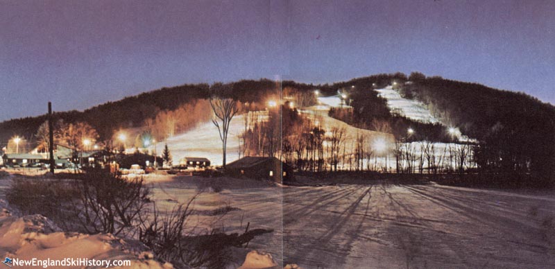 Night skiing cica the 1970s