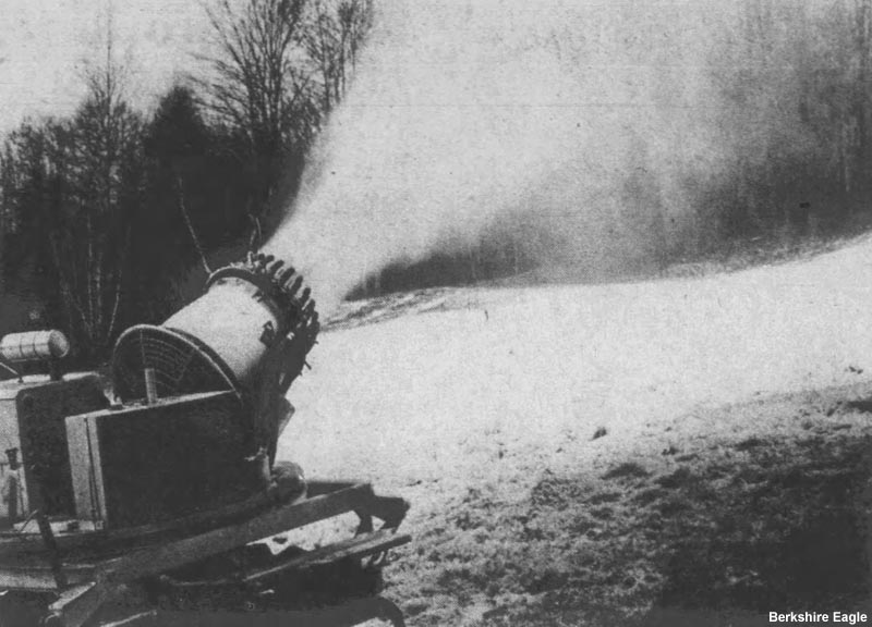 First Artificial Snow Falls on Mt. Greylock