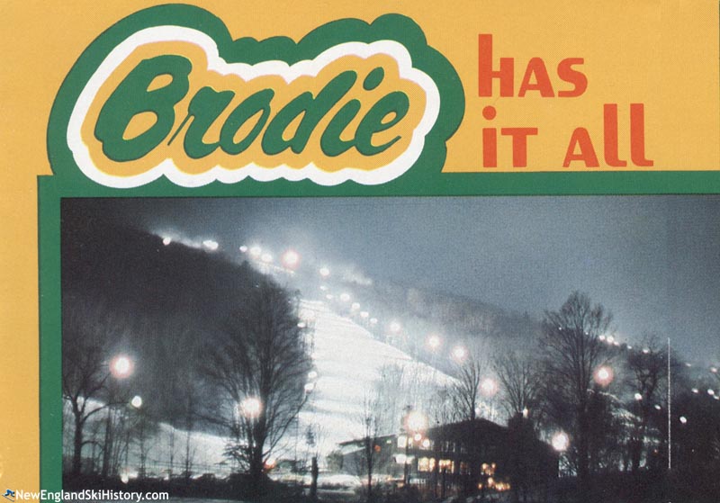 Night skiing at Brodie