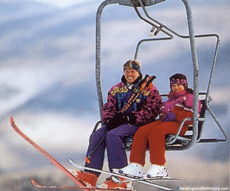 Riding one of Brodie's Stadeli chairlifts circa the 1990s