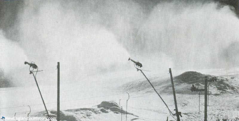 'Airless' snowmaking in the 1970s