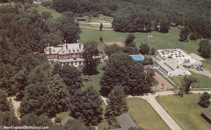 An aerial view of Eastover (ski area to the upper right)