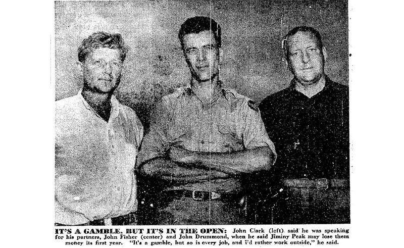 Founders John Clark, John Fisher, and John Drummond in 1947