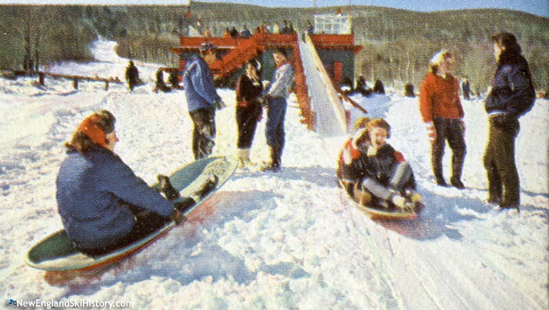 The toboggan slide circa the 1960s