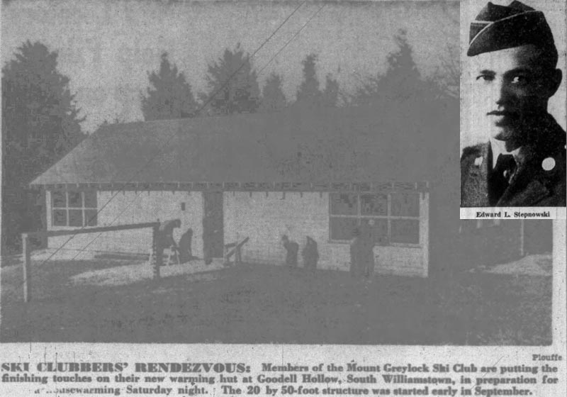 Construction of the base lodge (1948)