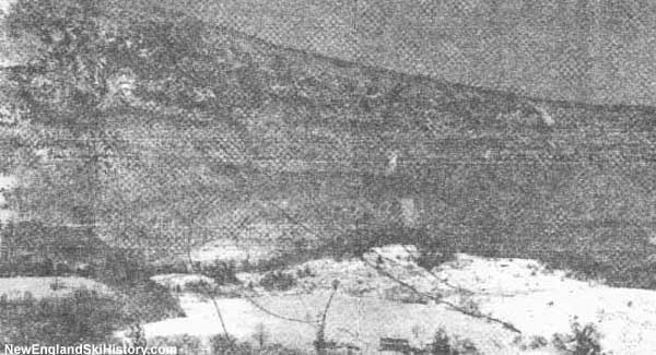 The Thunderbolt Ski Area slopes in the late 1950s