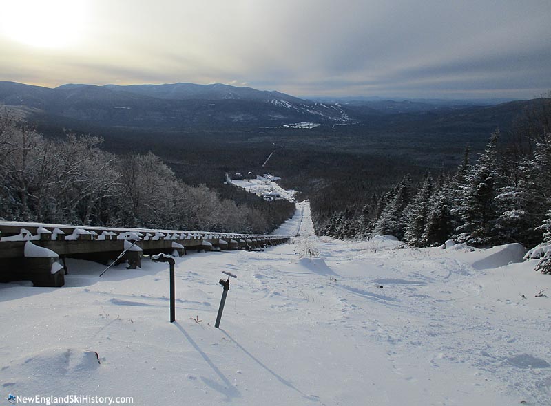 Looking down the ski slope (2018)