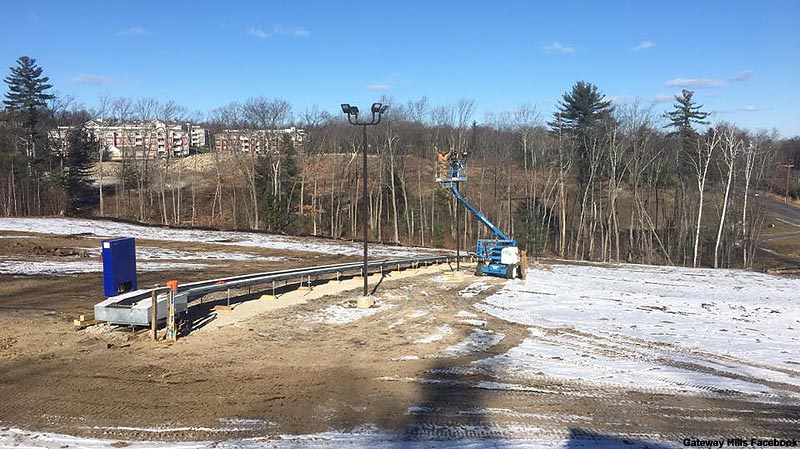 Construction of the slope (2016)