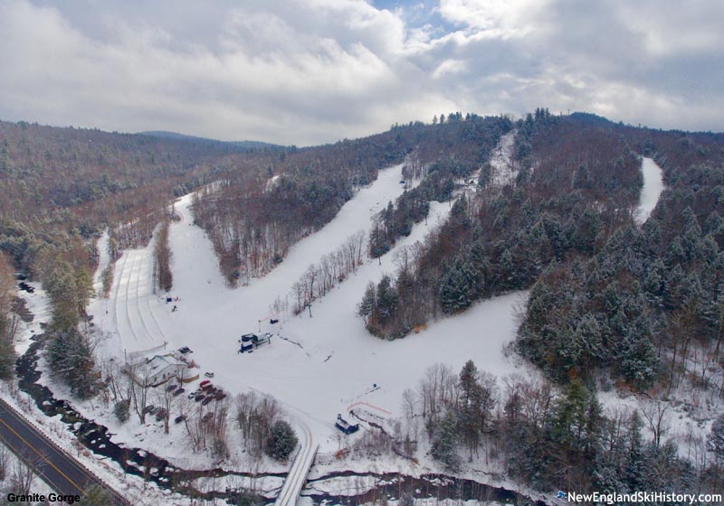 Aerial image of Granite Gorge circa the mid 2010s