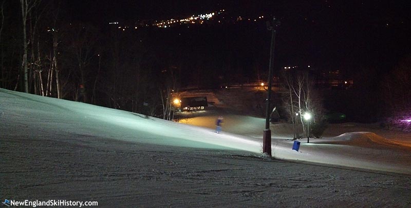 Looking down the main slope (2013)