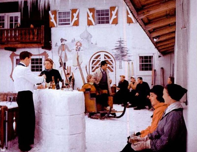 The Baron (center) at the famous ice bar