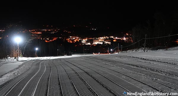 Looking down the main slope (2018)