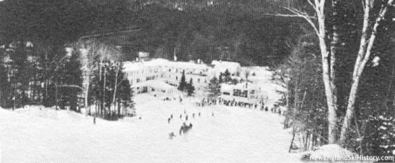 The Snow's Mountain and the Waterville Inn circa the late 1950s or early 1960s