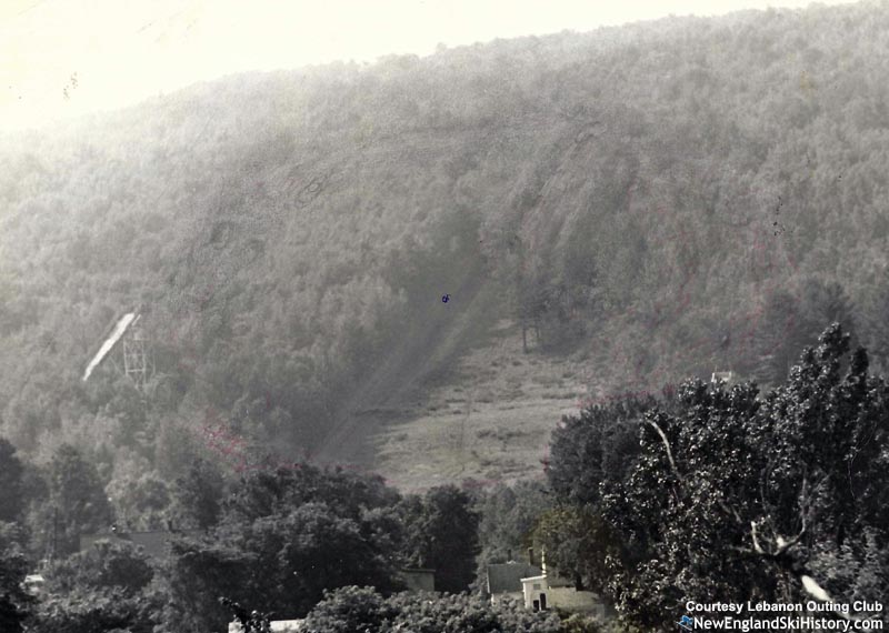 Storrs Hill in 1972 before the expansion